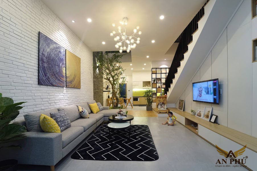 Thiết kế nội thất chung cư 80m2 Sunrise – Anh Phi Sơn